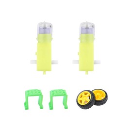 CHANCS DC Gear Motor 1:120 2pcs Double Shaft for DIY Smart Car Chassis Motor Strong Magnetic Interference