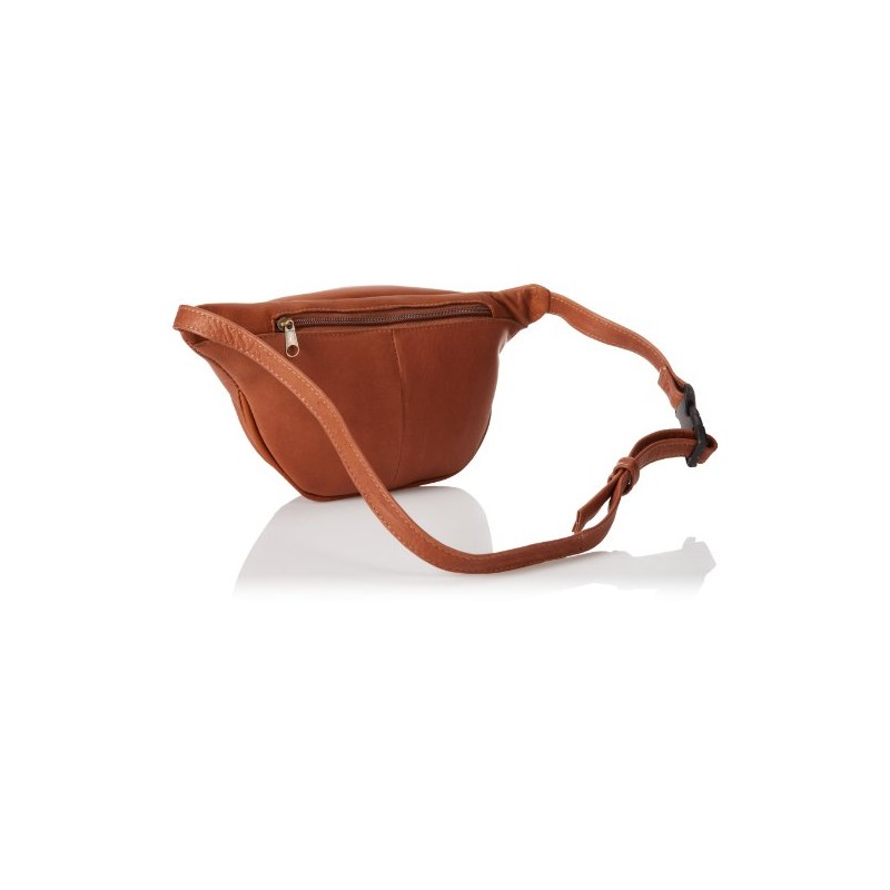 David King & Co. Two Zip Waist Pack, Tan, One