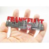 Frankfurt Magnet Metal Souvenir Germany Roman Skyline Banks Big Letter