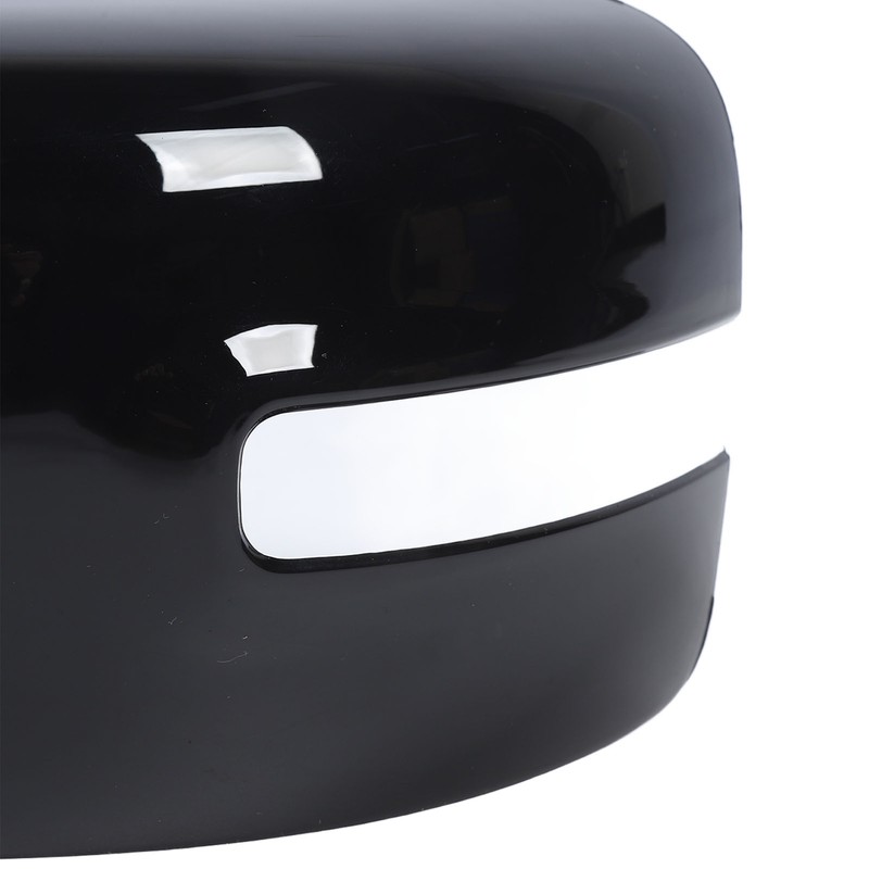 Side Mirror Cap Cover Black UV Protection Scratch Resistant Side