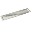 Elegance Stainless Steel Hammered Rectangular Tray, Large, 25.5 by 5.5-Inch,