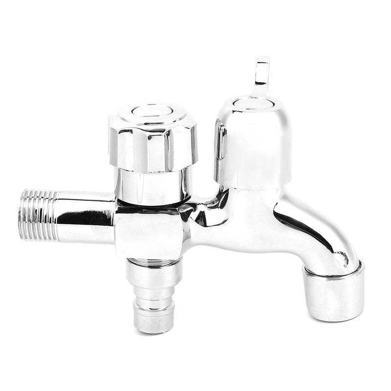 G1/2in Copper Multifunctional Dual Use Quick Open Faucet Washing Machine