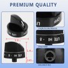 Upgraded 4Pcs 316442501 Range Surface Control Knob Black, Burner Knob