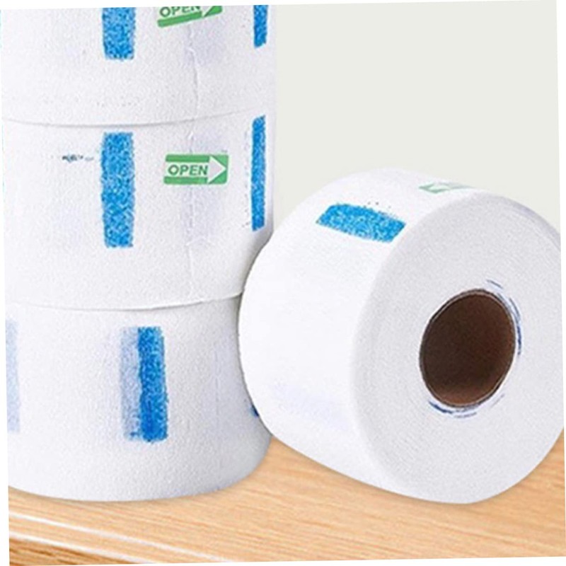 Ipetboom 5 Rolls Disposable Barber Neck Strips Stretchy Hairdressing Neck