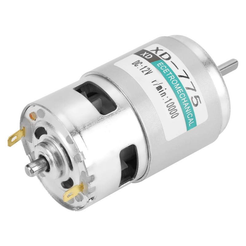 XD-775 12V High Speed Low Noise Double Ball Bearing Brush