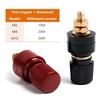 WWZMDiB Pure Copper Remote Battery Terminal Sbinding Post (2Pcs M6（1/4"）)
