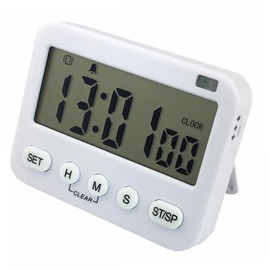 KICHOUSE LED Display Kitchen Timer Mute Vibration Alarm Clock with Large Screen for Cooking Homework and Sports Hour Countdown Reminder Ys