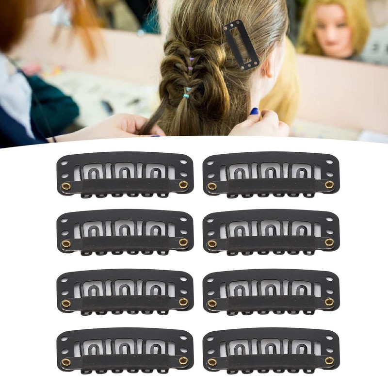 100pcs Clips para Cabello, Pinzas para Extensiones de Cabello, Clips