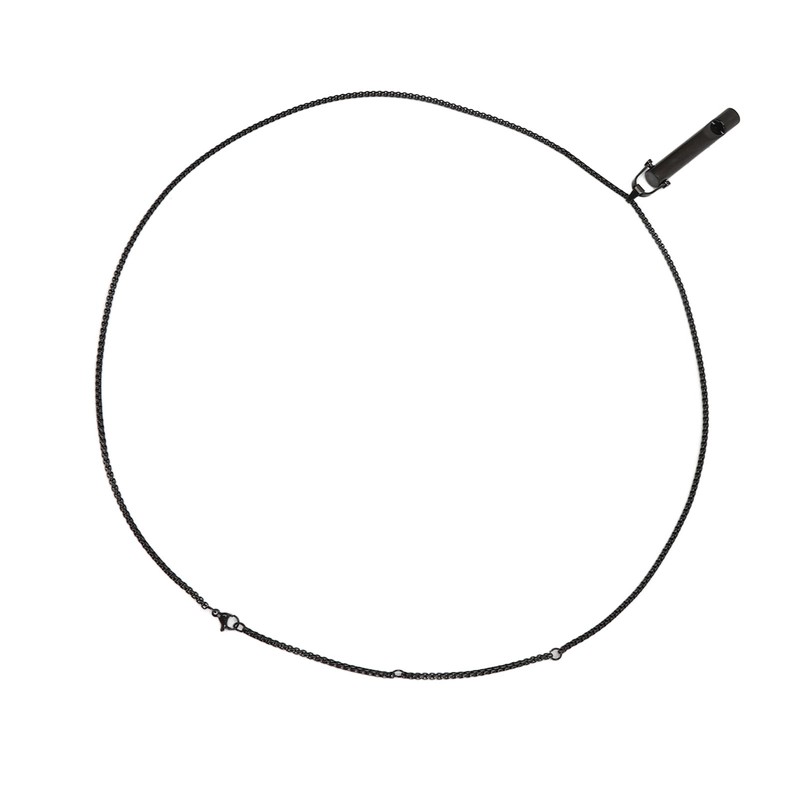 Whistle Pedant Necklace Reduce Anxiety Cylindrical Deep Breathing Stress Relief