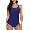 Bsubseach Mujer Bañador Clásico Azul Traje de Baño de una