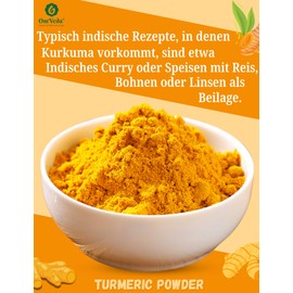 Turmeric Powder Organic 900 g | Turmeric Root Ground | Spice Powder Turmeric Turmeric Powder | Origin India | Organic Certified DE-ÖKO-039 (900 g)