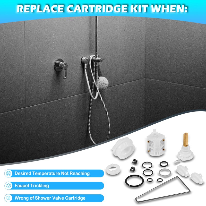 900-232 Shower Valve Cartridge Replacement Kit for Powers Style