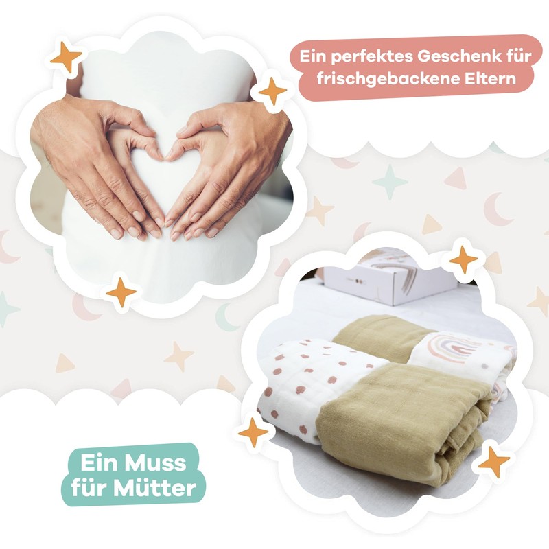 Beybe - Muslin Squares Baby Made of Natural Cotton 30