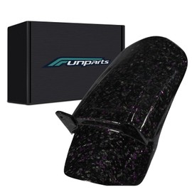 Funparts Sur Ron Rear Cushion Fender,Carbon Fiber Motorcycle Fender Mud Guard for Surron Sur Ron Light Bee X/S Segway X260 X160 Electric Dirt Bike with Purple Pattern