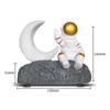 Wireless Bluetooth Speaker with LED Light Astronaut and Moon Shape