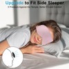 Grsta Sleeping Mask for Side Sleepers, 3D Total Light Blocking