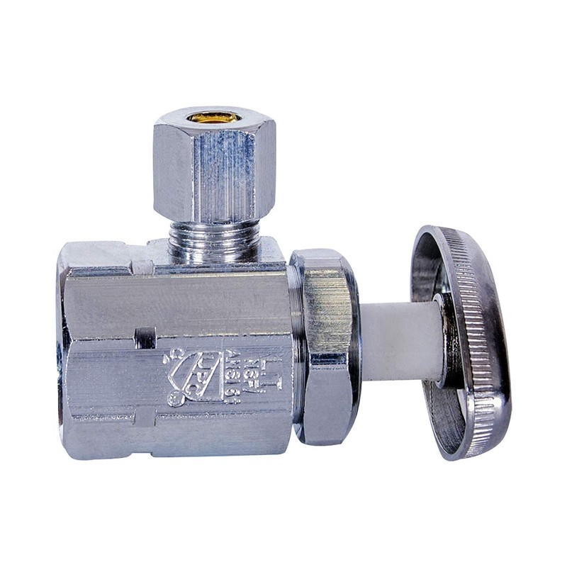 Midline Valve 71112QS-OM-5 Water Supply Stop Valve with Multi-Turn Wheel;