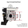 Tuperoymse SRM225 PAS225 Carburetor Tune Up Kit for SRM-225 PAS-225