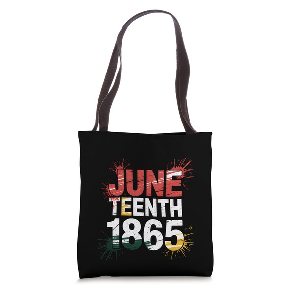 Juneteenth 1865 Freedom Day History Month Graphic Tote Bag