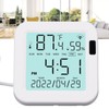 Digital Hygrometer Indoor Thermometer, Wired Room Thermometer and Humidity with