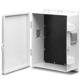 Namunanee Outdoor Electrical Junction Box, ABS Water Resistant Enclosure with Internal Mounting Panel & Hinged Cover, 9.2" H* 7" L* 4.6" W