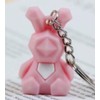 Makio Fun Animal Keychain with Metal Ring and Carabiner Carry