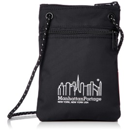 Manhattan Portage MP1097 Reflective Buffalo Pouch Shoulder Bag, Genuine, Black
