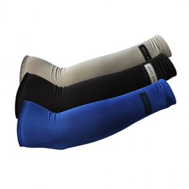 TOP COOL Summer UV Protection Sports & Work Cooling Arm Sleeves (8 Colors) Option 02. White 10ea