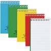 National Memo Book, Narrow Ruling, Top-Bound, Assorted Colors, 3" x