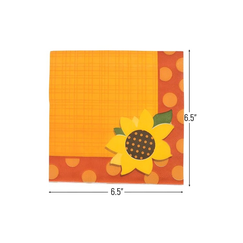Lil’ Pumpkin Luncheon Napkins - Party Supplies - 16 Pieces