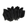 VINGTAINE H7134-BK- Basic Color Volume Ruffle Banana Clip Office Hair