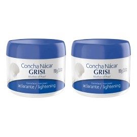 Cremas Faciales Concha Nácar Grisi 110g Aclarante Piel