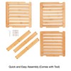 BERYLAND Bamboo Corner Shelf - 3 Tier 10 x 10