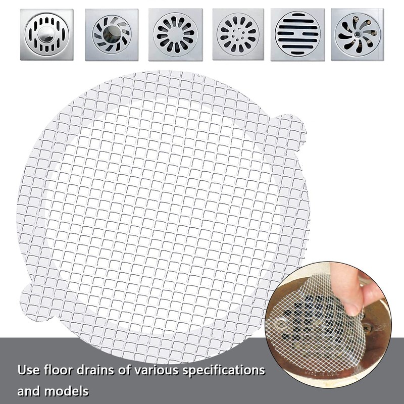 40 Pack Disposable Shower Drain Hair Catcher Disposable Shower Drain