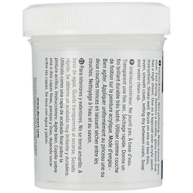 Deco 79 Media Varnish, 4-Ounce, Gloss
