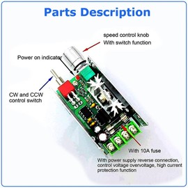 Motor Speed Controller DC 12/24V 40V Reversible PWM HHO Reversing Control Switch