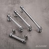 Alzassbg 10 Pack Polished Chrome Cabinet Pulls, 4 Inch(102mm) Hole
