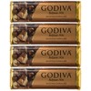 Godiva Chocolatier Solid Chocolate, 1.5 Ounce (Pack of 4) -