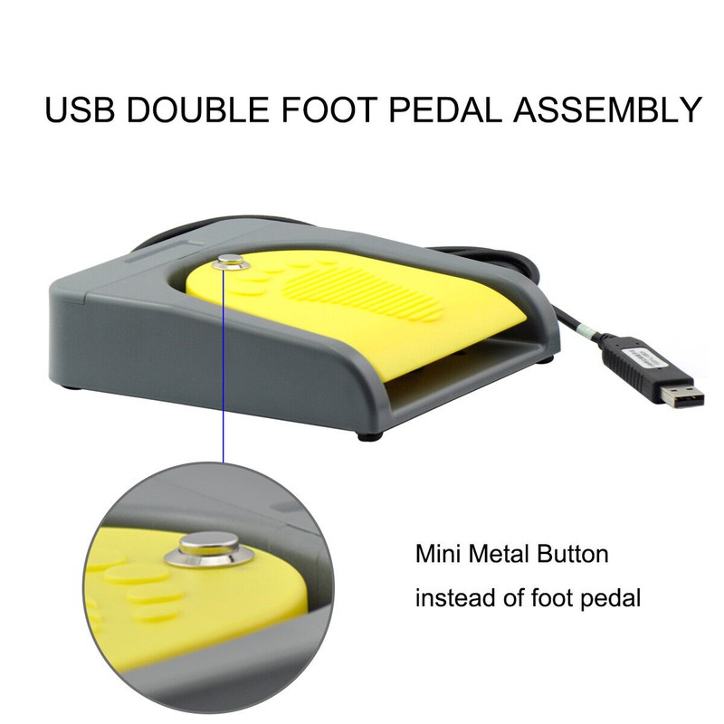 iKKEGOL USB Double Foot Pedal Gaming Control Video Customized PC