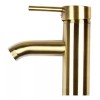 Cnx Mezcladora Monomando Para Lavabo Color Dorado