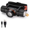 EverBrite 1000 Lumen LED Headlamp Rechargeable Headlight with 5 Light