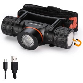 EverBrite 1000 Lumen LED Headlamp Rechargeable Headlight with 5 Light Modes New