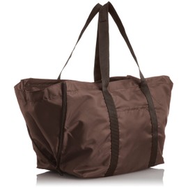 レジカゴバッグ Cash Bag 3483-01 Side Zipper + Mesh Drawstring, Braun, One Size