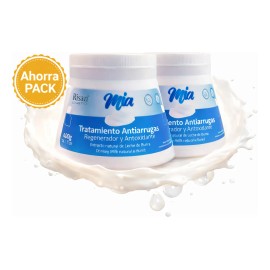 Crema Antiarrugas Leche De Burra Pack X2 | Piel Más Nutrida Todo Tipo De Piel Día/noche