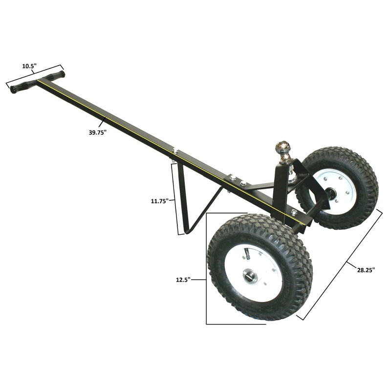 MaxxHaul 70225 Trailer Dolly with 12" Pneumatic Tires - 600