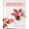 Magnetic Clips for Refrigerator 4-Leaf Plant-Inspired Bag Clips for Food