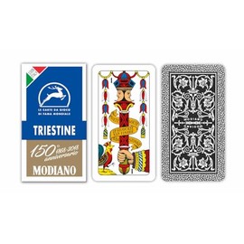 Modiano - Triestine regional playing cards, Blue Color, 300146