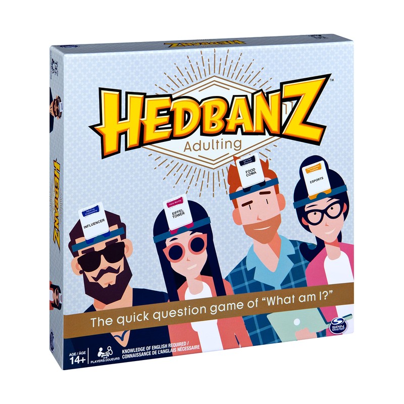 Spin Master Games Hedbanz Adulting, Hilarious Party Game of Guessing