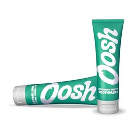 2 Pack - Oosh Extremely Minty Toothpaste Whitening UK Manufacture SLS Free - 75ml -