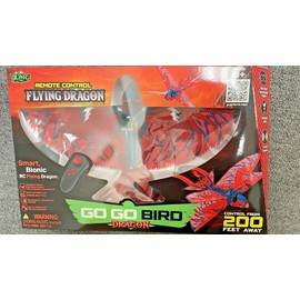 Zing Go Go Bird - Red - Remote Control Flying RC Toy  (Flying Dragon)